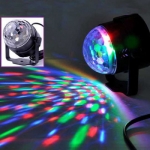 LED RGB effektvalgusti 3W liikuva valgusega